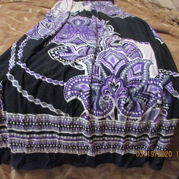 Purple Maxi Dress Size 8 - Picture 6 of 6